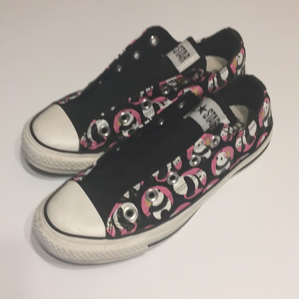 Girls Panda 🐼 Print Converse